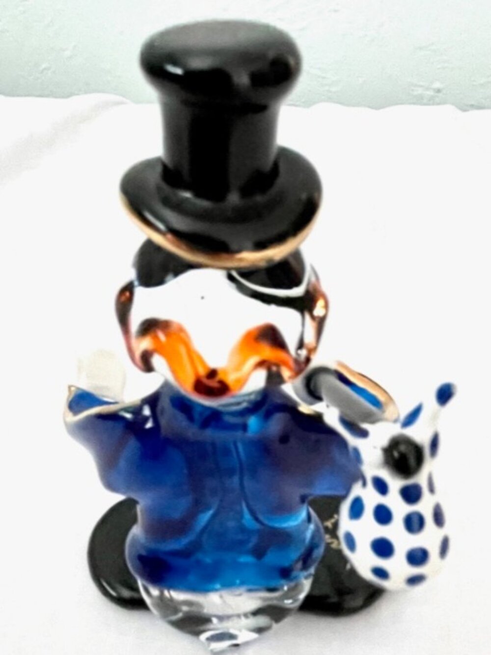 Handblown Art Glass Hobo Clown - Picture 3 of 5